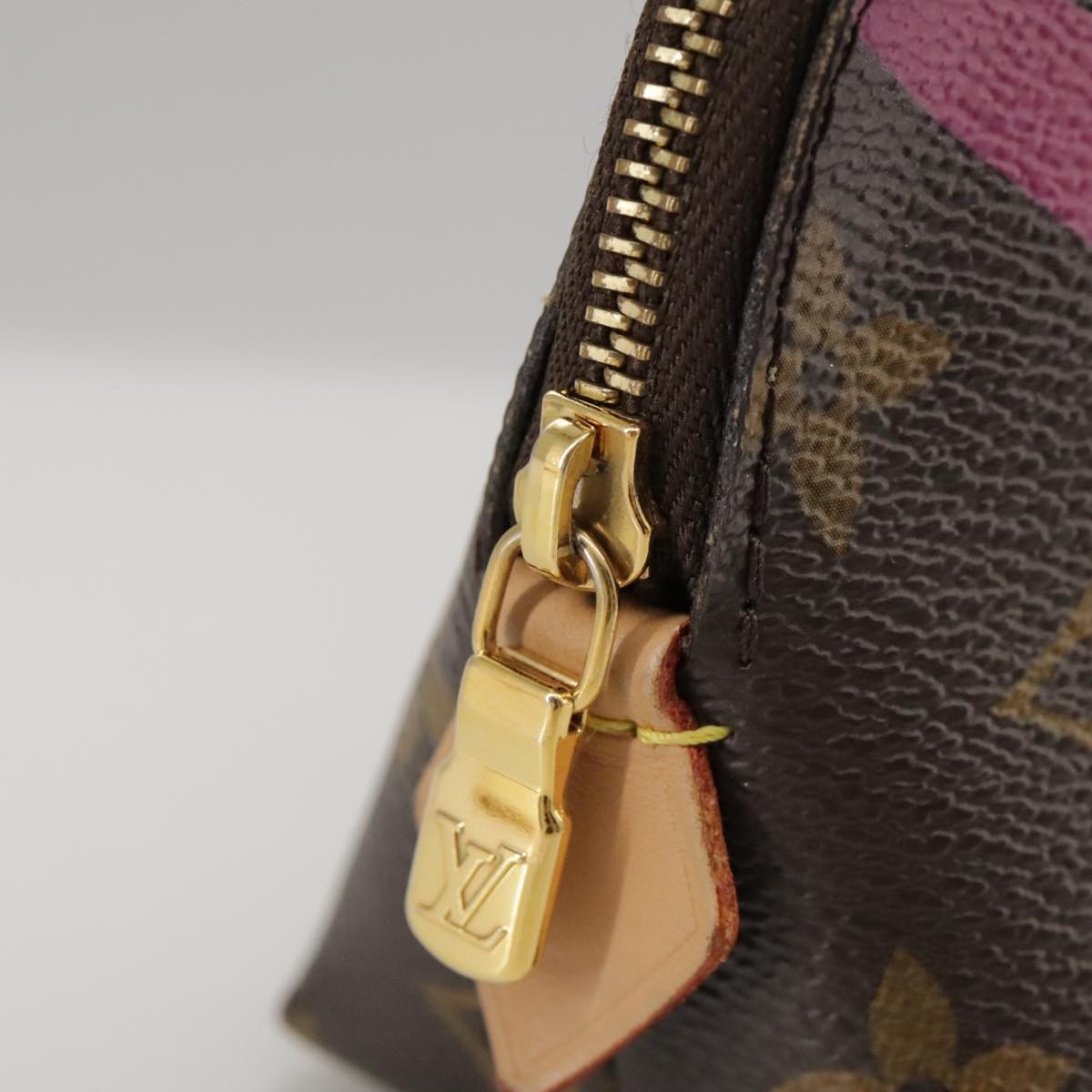 Louis Vuitton Cosmetic Pouch Limited Edition Game On Monogram Canvas, BROWN, CANVAS, Clutche & pouche