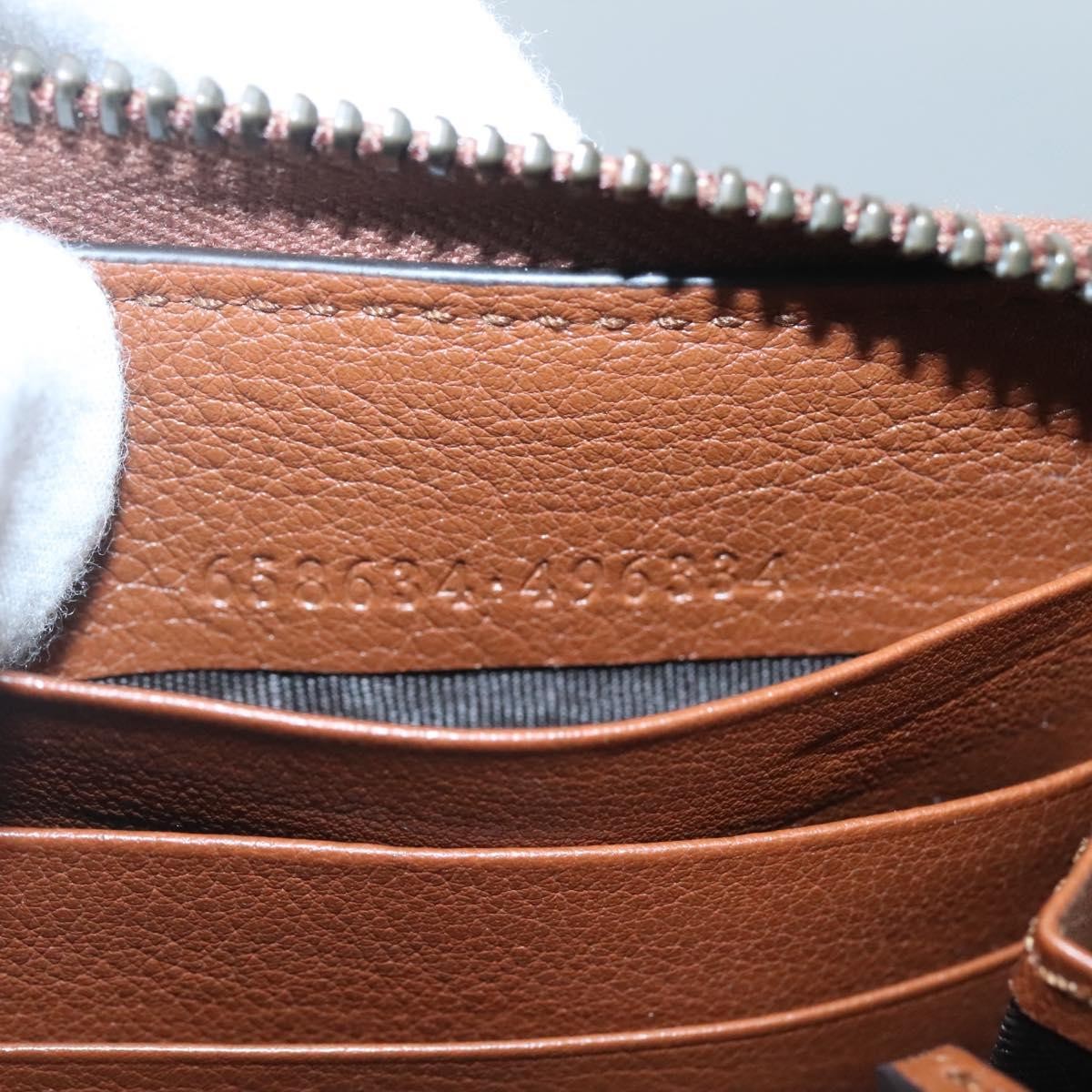 Gucci Diana Zip Around Wallet Leather, BROWN, LEATHER, Wallets