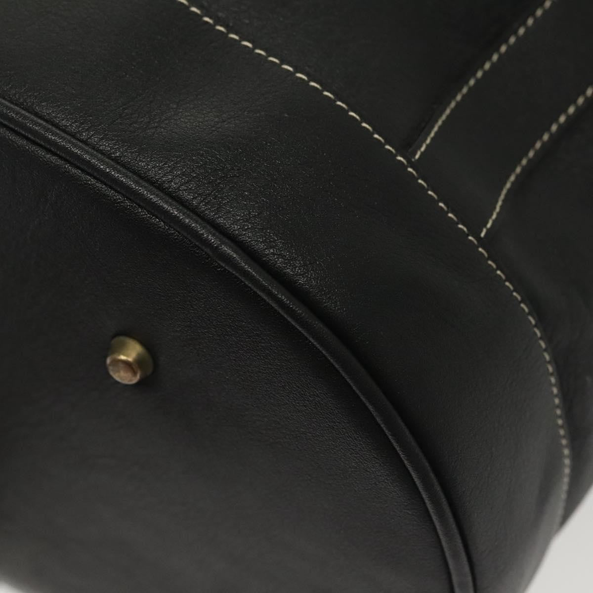 Bally Vintage Shoulder Bag Leather, BLACK, LEATHER, Shoulder bag