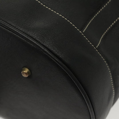 Bally Vintage Shoulder Bag Leather, BLACK, LEATHER, Shoulder bag