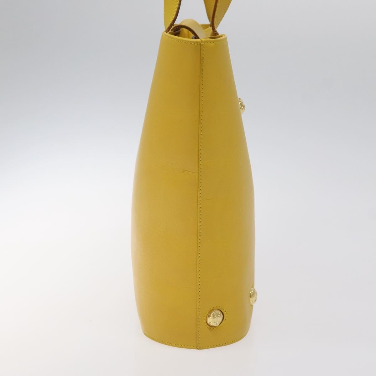 Salvatore Ferragamo Shoulder Bag Leather, YELLOW, LEATHER, Shoulder bag