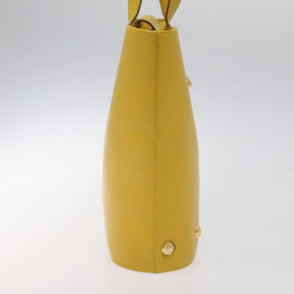 Salvatore Ferragamo Shoulder Bag Leather, YELLOW, LEATHER, Shoulder bag