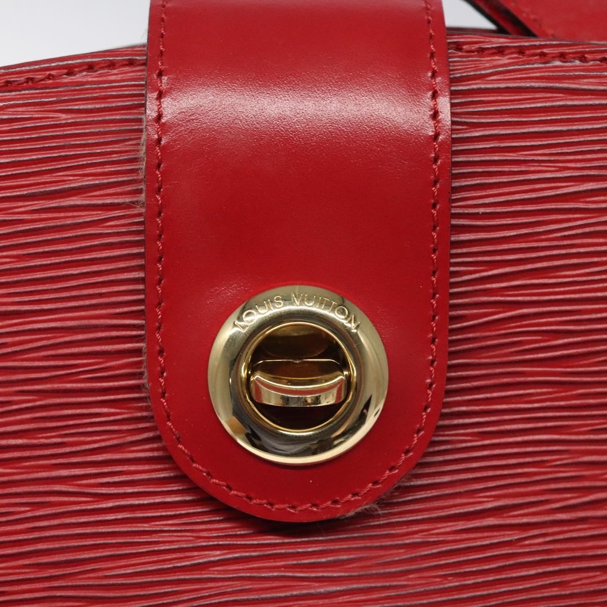 Louis Vuitton Cluny Shoulder Bag Epi Leather, RED, LEATHER, Shoulder bag