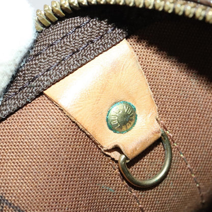 Louis Vuitton Keepall Bag Monogram Canvas, BROWN, CANVAS, Travel bag