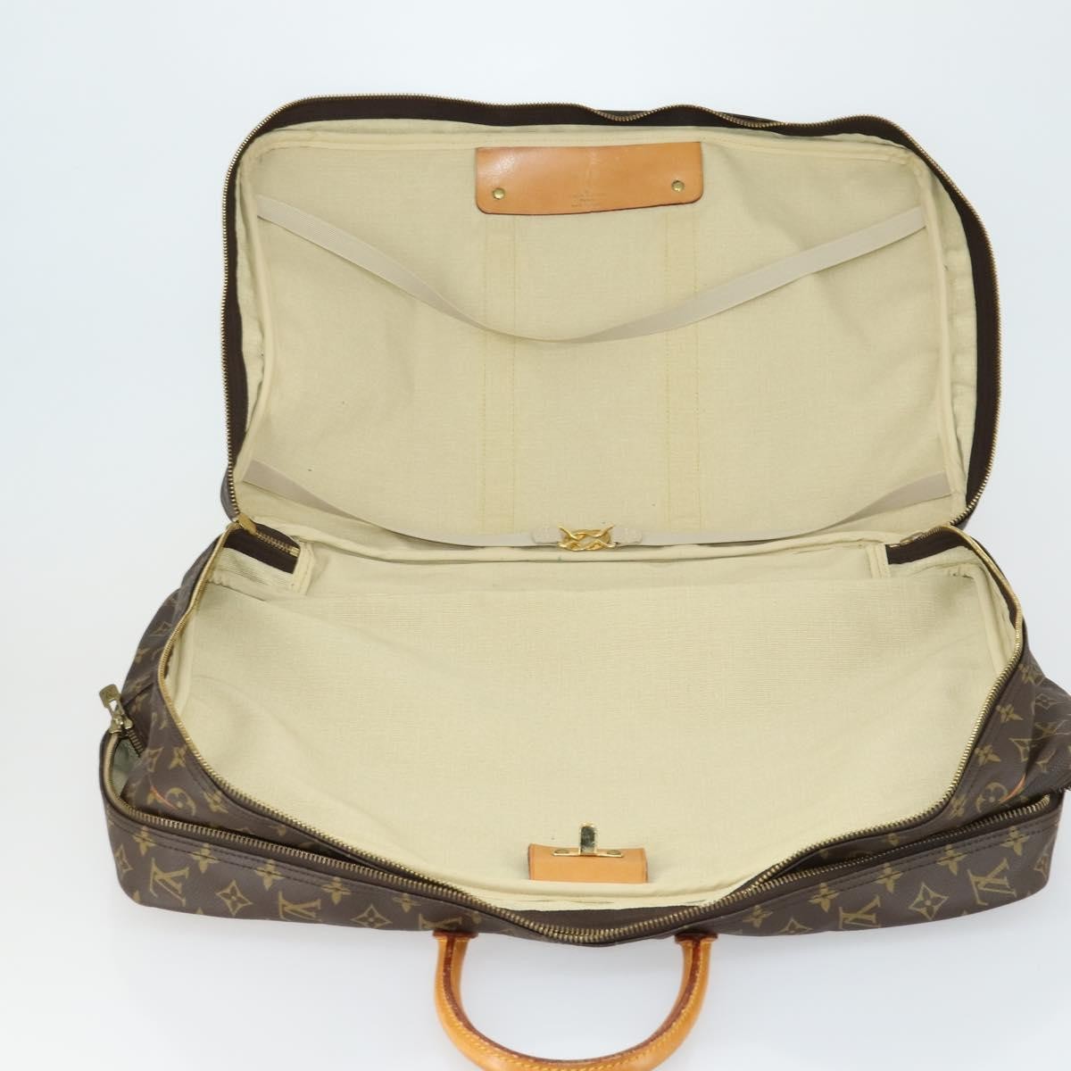 Louis Vuitton Sirius Handbag Monogram Canvas, BROWN, CANVAS, Travel bag