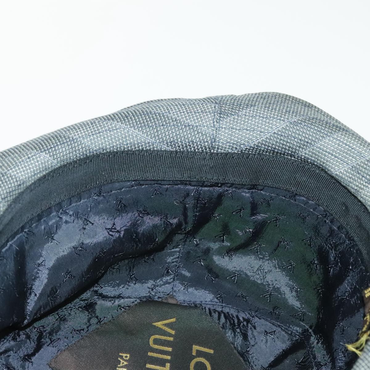 Louis Vuitton LV Graphical Hat Cotton, GRAY, COTTON, Head accessory