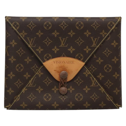 Louis Vuitton Porte-documents Visionaire Monogram Canvas, BROWN, CANVAS, Briefcase