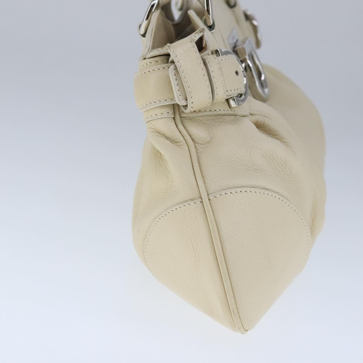 Salvatore Ferragamo Marisa Satchel Leather, BEIGE, LEATHER, Handbag