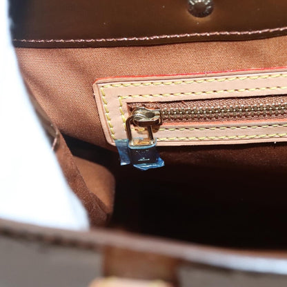 Louis Vuitton Reade Handbag Monogram Vernis, BROWN, PATENT_LEATHER, Handbag