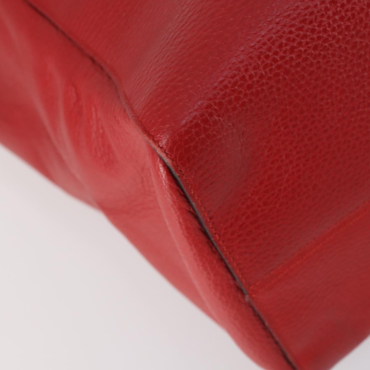 Gucci Swing Tote Leather, RED, LEATHER, Tote bag