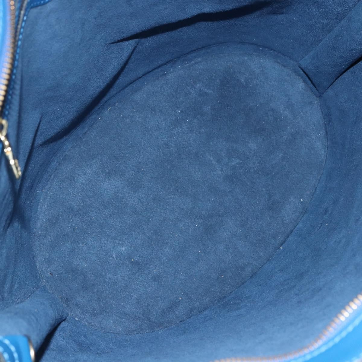 Louis Vuitton Saint Jacques Handbag Epi Leather, BLUE, LEATHER, Shoulder bag