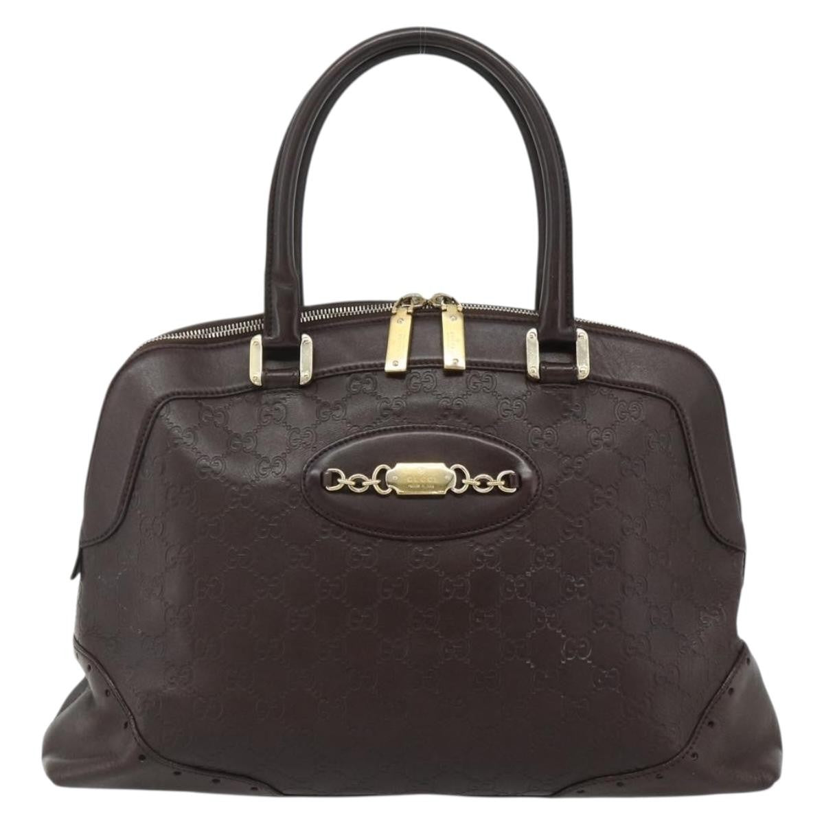 Gucci Guccissima Shoulder bag, Brown, Canvas, Handbag