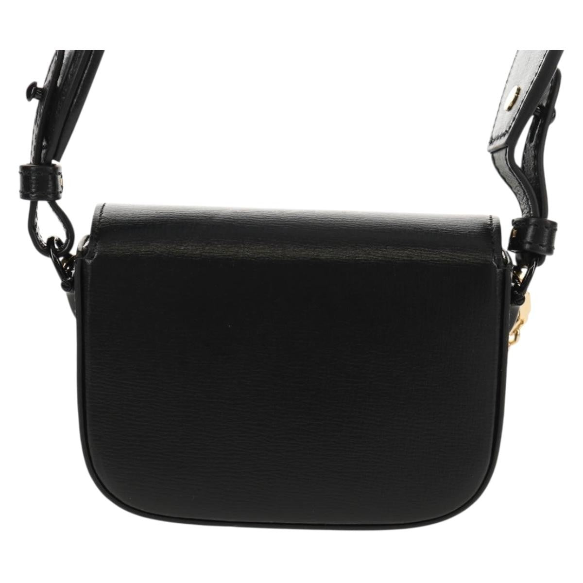 Gucci Vintage Horsebit Shoulder bag Leather, BLACK, LEATHER, Shoulder bag