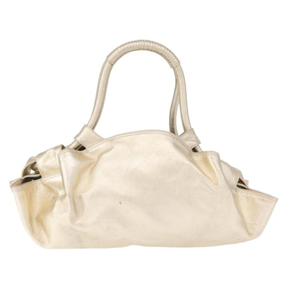 Loewe Aire Shoulder Bag Leather, GOLD, LEATHER, Shoulder bag