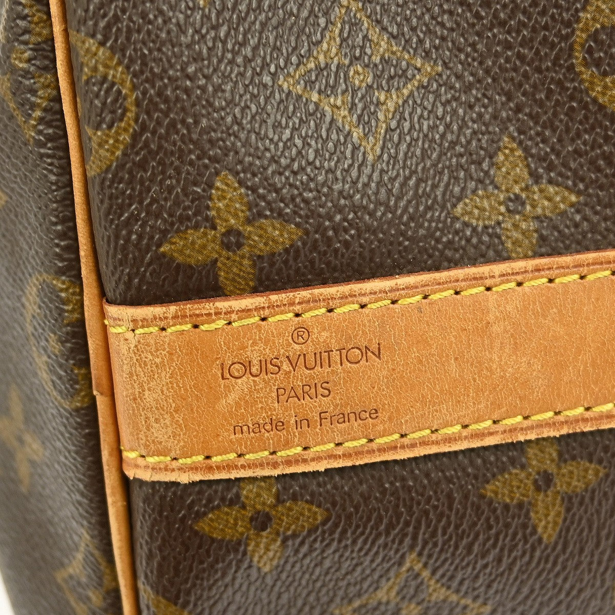 Louis Vuitton Keepall Bandouliere Bag Monogram Canvas, BROWN, CANVAS, Travel bag