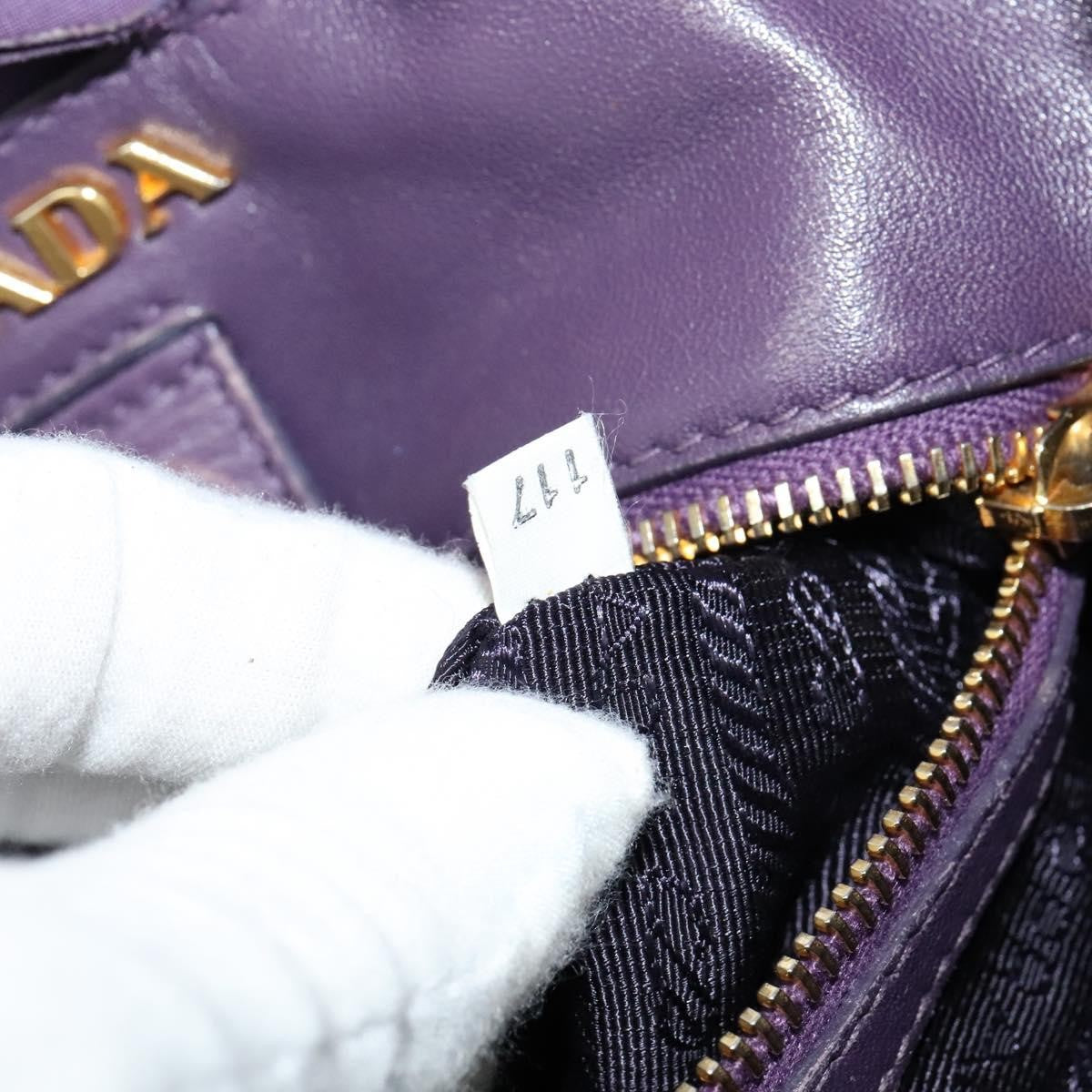Prada Gaufre Convertible Tote Tessuto, PURPLE, NYLON, Tote bag