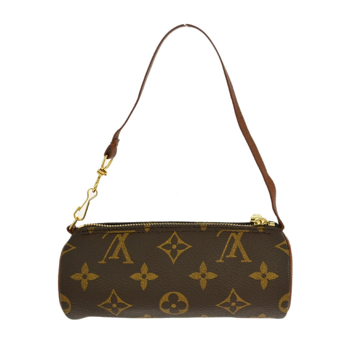 Louis Vuitton Papillon Pochette Monogram Canvas, BROWN, CANVAS, Clutche & pouche