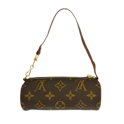 Louis Vuitton Papillon Pochette Monogram Canvas, BROWN, CANVAS, Clutche & pouche