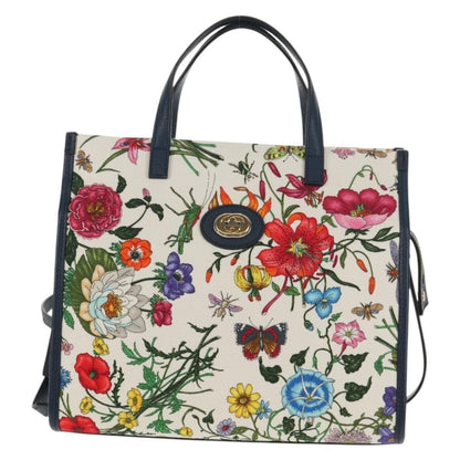 Gucci Flora Canvas, Multicolour, Canvas, Tote Bag