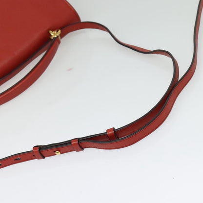 Salvatore Ferragamo Margot Satchel Leather, RED, LEATHER, Handbag