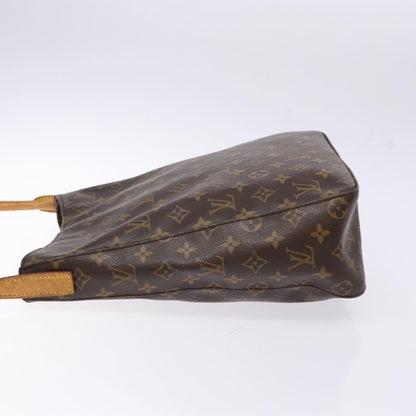 Louis Vuitton Looping Handbag Monogram Canvas, BROWN, CANVAS, Handbag