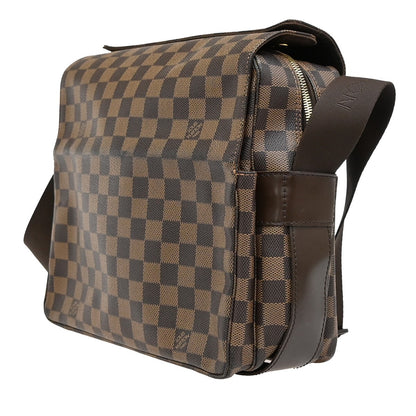 Louis Vuitton Naviglio Handbag Damier, BROWN, CANVAS, Shoulder bag