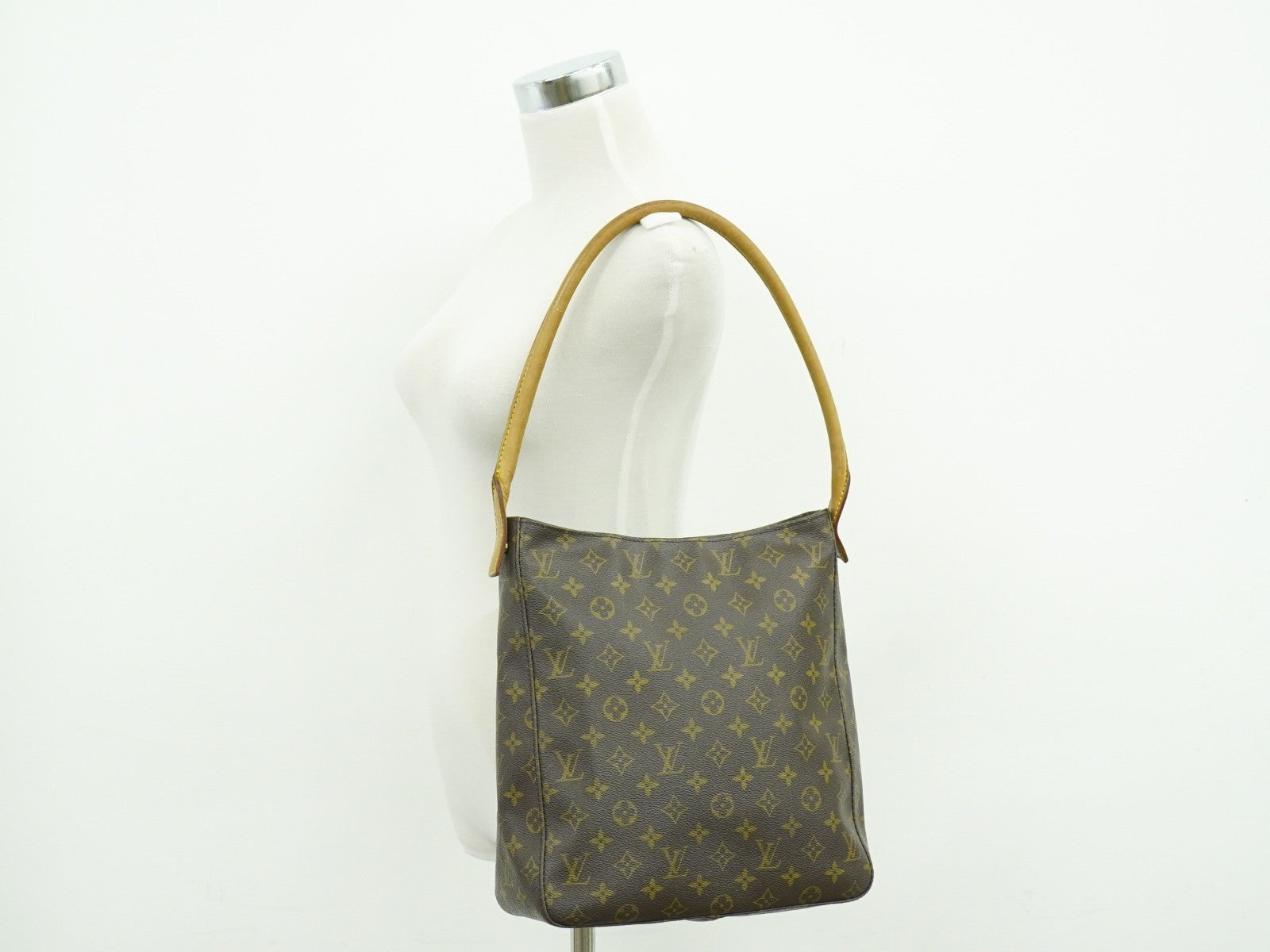 Louis Vuitton Monogram Looping Handbag Monogram Canvas, Brown, Canvas, Shoulder Bag
