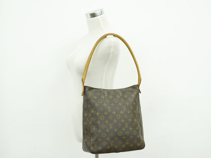 Louis Vuitton Monogram Looping Handbag Monogram Canvas, Brown, Canvas, Shoulder Bag