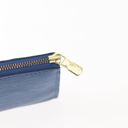 Louis Vuitton Pochette Accessoires NM Epi Leather, BLUE, LEATHER, Clutche & pouche