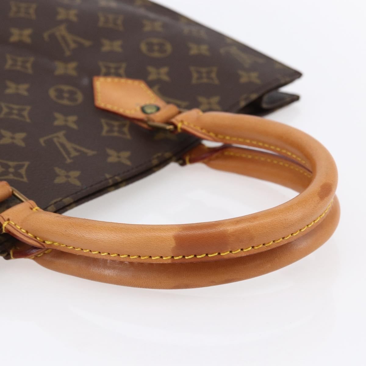 Louis Vuitton Sac Plat Bag Monogram Canvas, BROWN, CANVAS, Tote bag