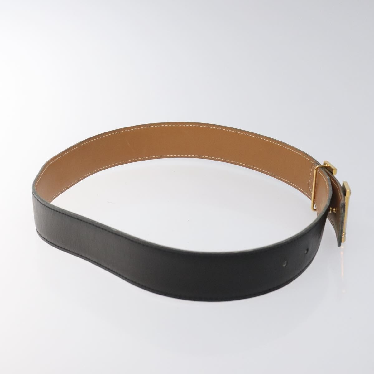 Hermes Constance Belt Leather, BLACK, LEATHER, Belts