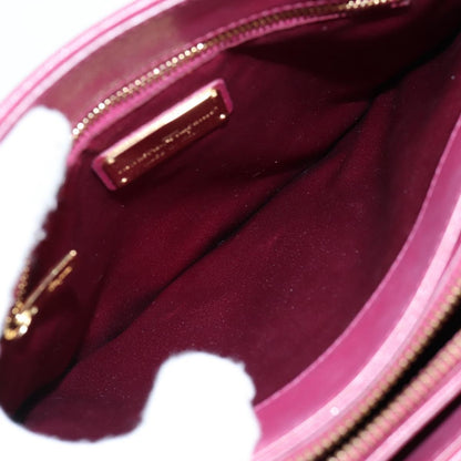 Salvatore Ferragamo Vala Handbag Leather, PURPLE, LEATHER, Handbag