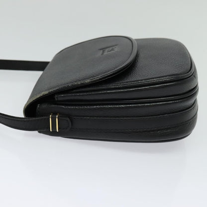 Burberry Flap Shoulder Bag Leather, BLACK, LEATHER, Shoulder bag