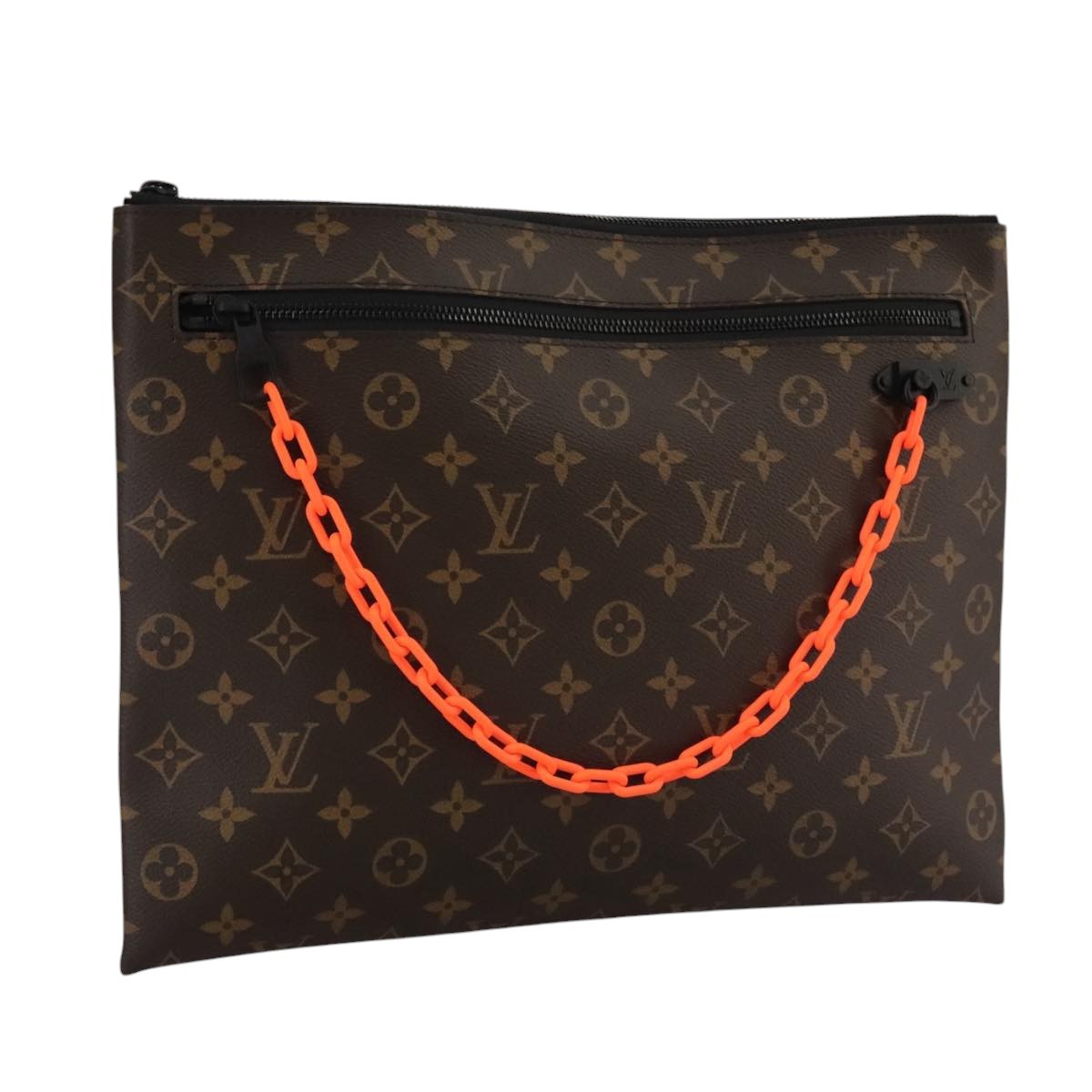 Louis Vuitton Solar Ray A4 Pouch Monogram Canvas, Brown, Canvas, Clutch