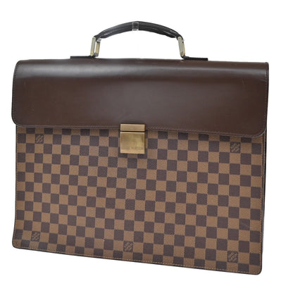 Louis Vuitton Altona Bag Damier, BROWN, CANVAS, Handbag