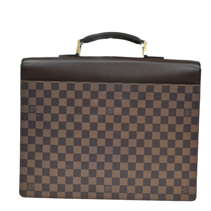 Louis Vuitton Altona Bag Damier, BROWN, CANVAS, Briefcase