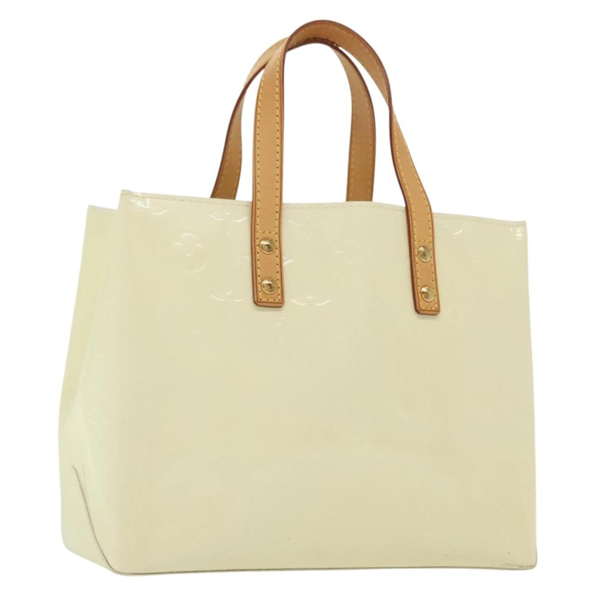 Louis Vuitton Reade Handbag Monogram Vernis, ECRU, PATENT_LEATHER, Handbag