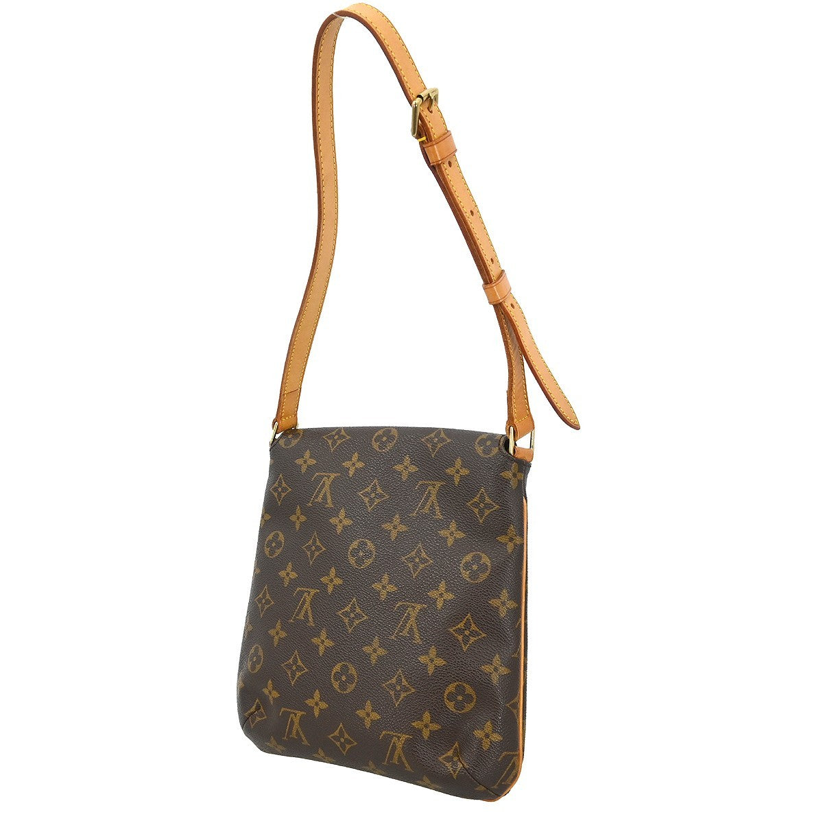Louis Vuitton Musette Salsa Handbag Monogram Canvas, BROWN, CANVAS, Shoulder bag