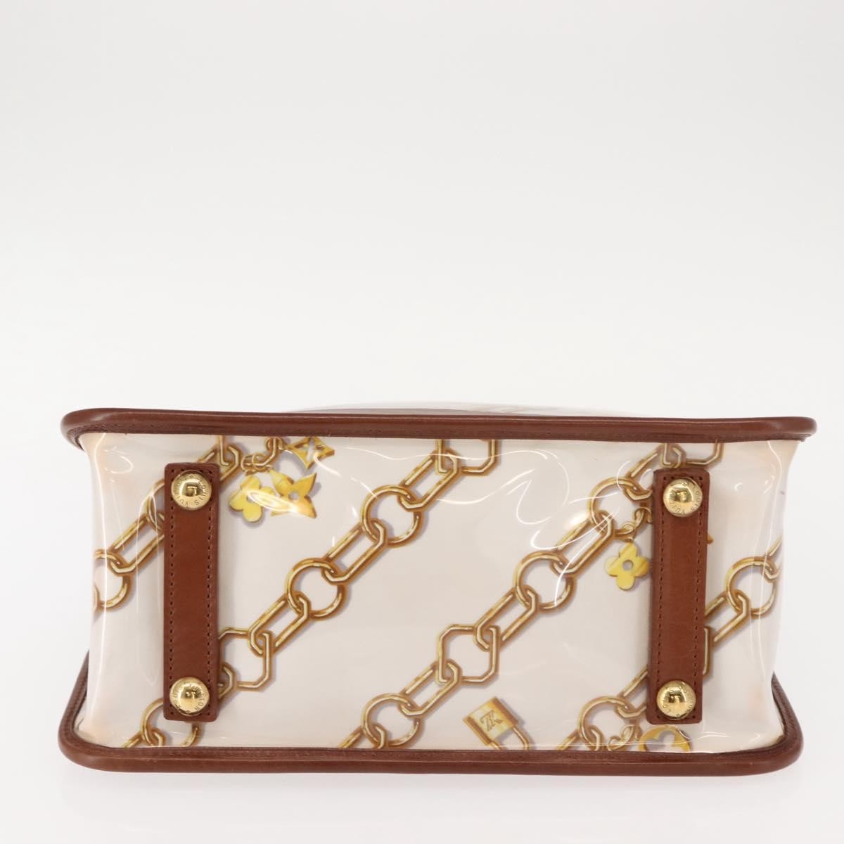 Louis Vuitton Charms Cabas PVC Over Printed Silk, BROWN, CANVAS, Handbag