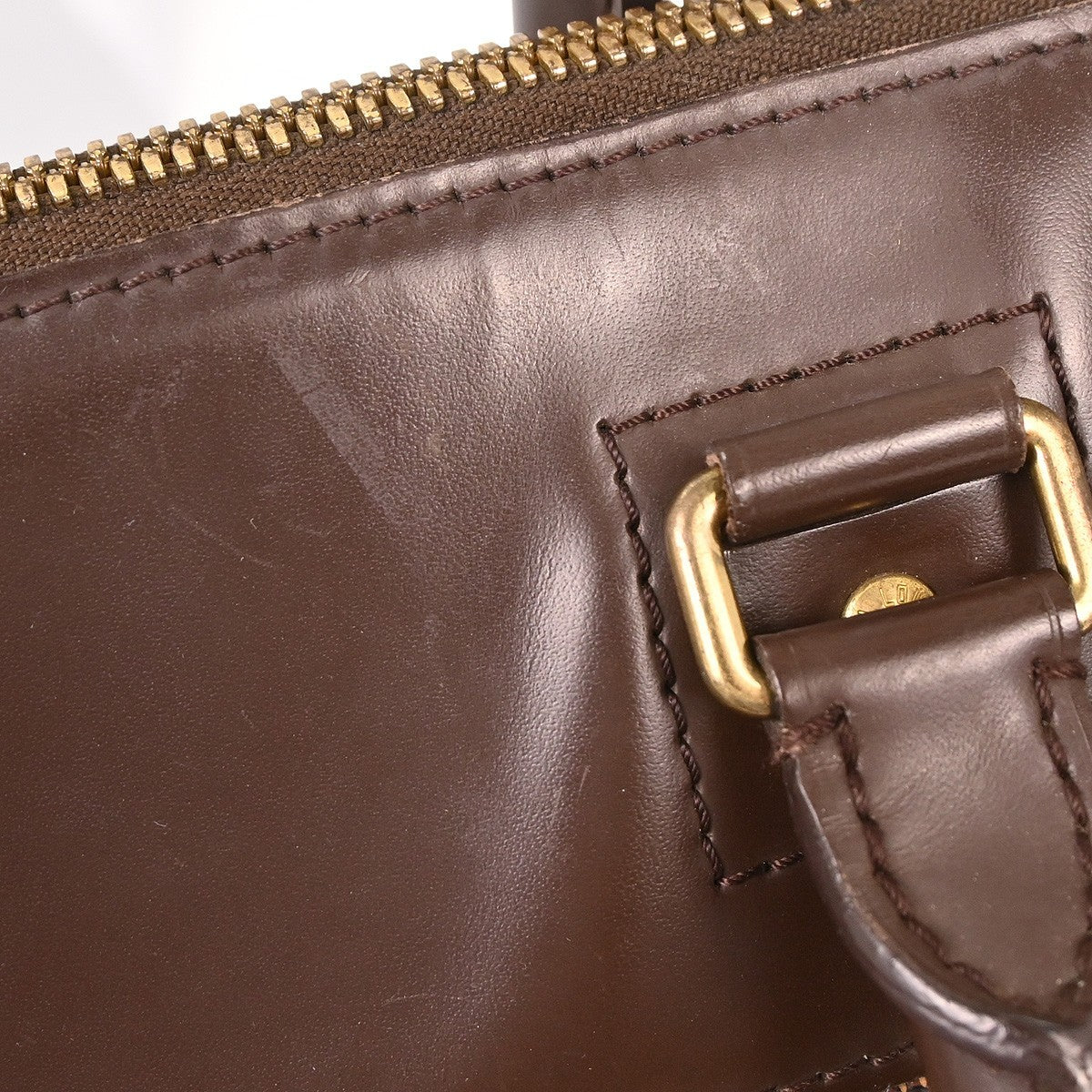 Louis Vuitton Greenwich Travel Bag Damier, BROWN, CANVAS, Tote bag