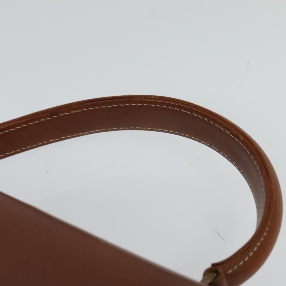Valentino Garavani Vintage Handbag Leather, BROWN, LEATHER, Handbag