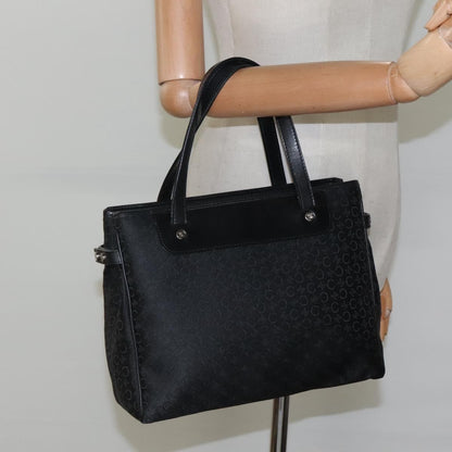 Celine Macadam Handbag Macadam with leather, BLACK, CANVAS, Handbag