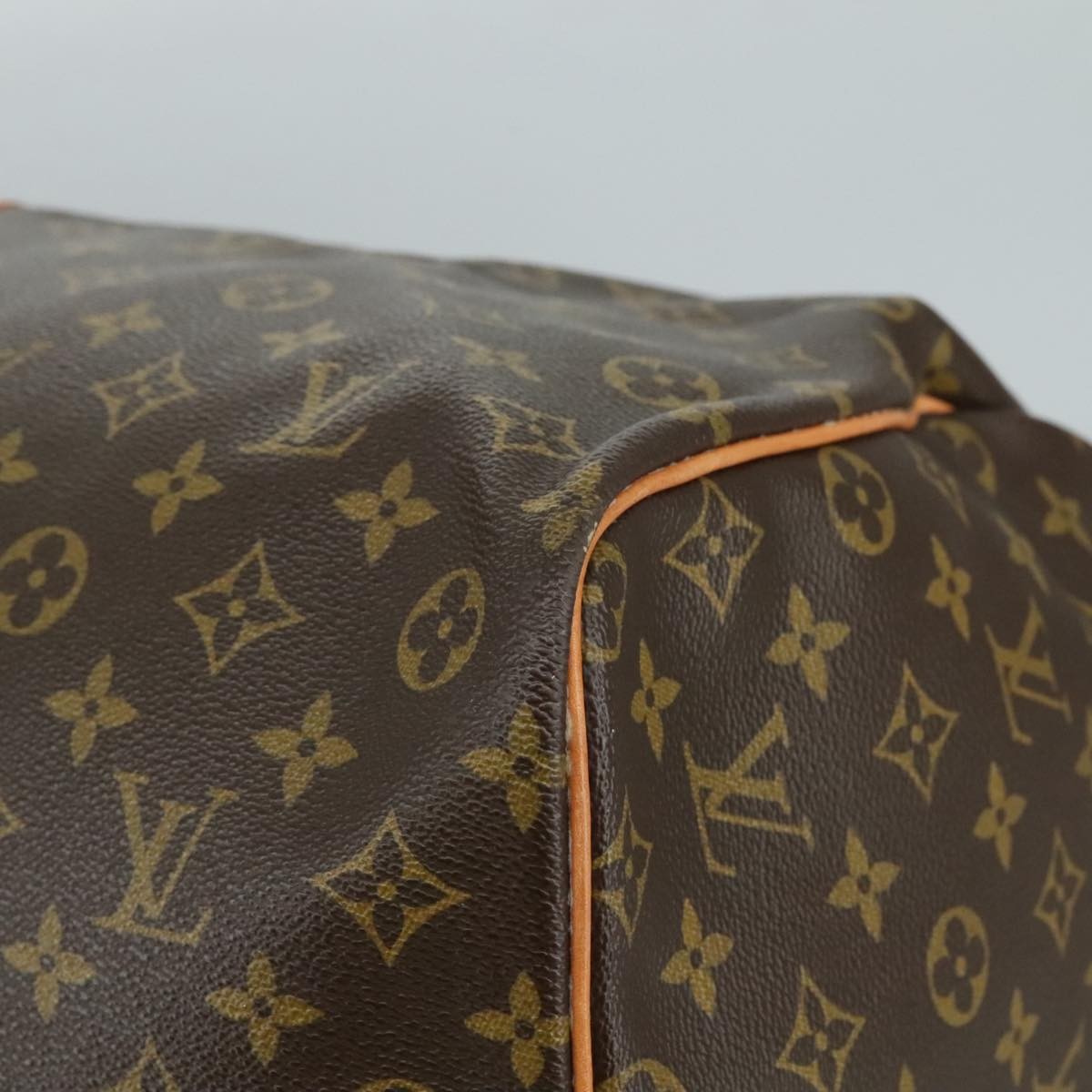 Louis Vuitton Keepall Bag Monogram Canvas, BROWN, CANVAS, Travel bag