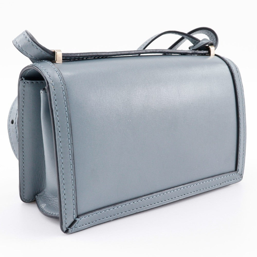 Loewe Barcelona Shoulder Bag Leather, BLUE, LEATHER, Shoulder bag