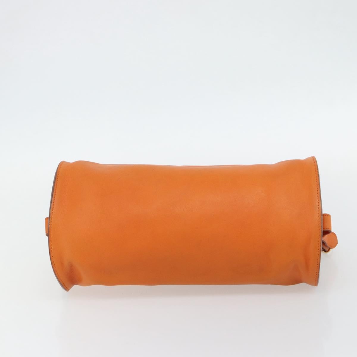 Hermes Sac Doremi Bag Leather, Orange, Leather, Shoulder Bag
