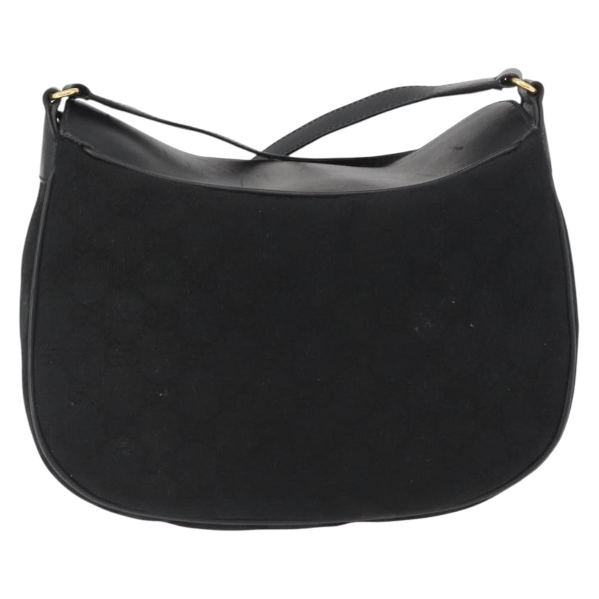 Gucci Sherry line shoulder bag Canvas, Black, Canvas, Shoulder Bag