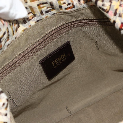 Fendi Mamma Baguette Zucca canvas, Beige, Canvas, Shoulder Bag
