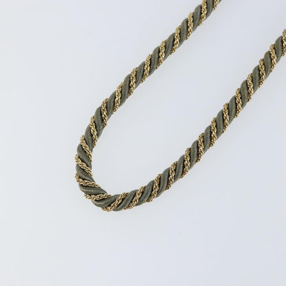 Christian Dior CD Logo necklace Metal, GRAY, METAL, Necklace