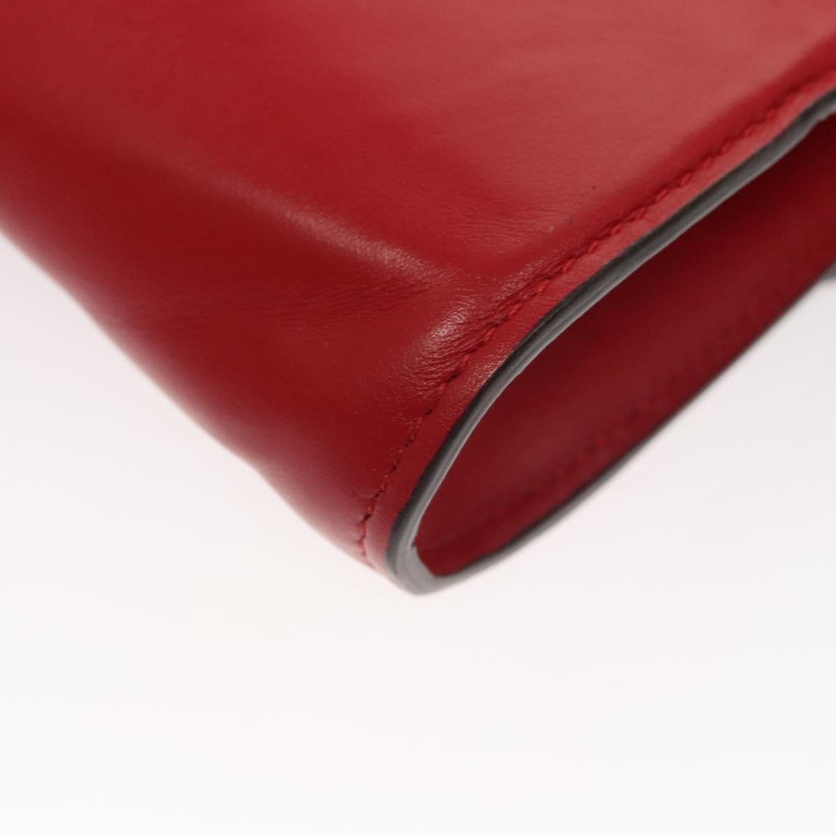 Gucci Zumi Shoulder Bag Leather, RED, LEATHER, Shoulder bag