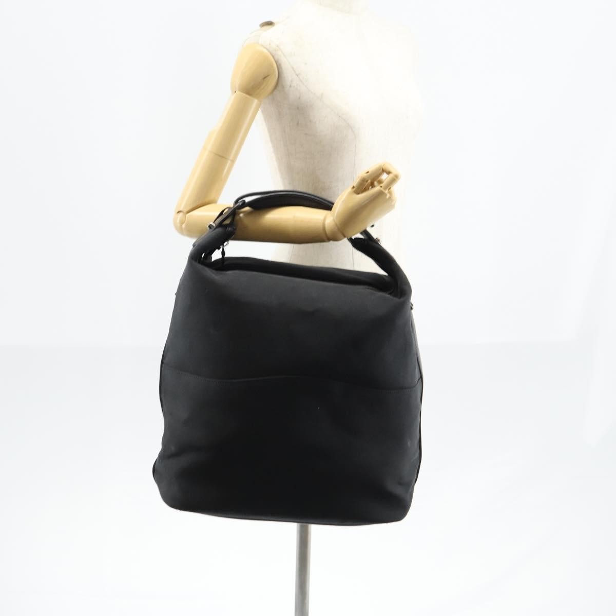Gucci Vanity Tote Canvas, BLACK, CANVAS, Handbag